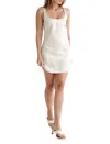 Rumored Satin Tank Dress In Beige In Beige