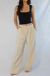 Rumored Simon Corduroy Pants In Beige In Neutral