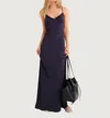 Rumored Sinatra Maxi Dress In Coastal Dot In Blue