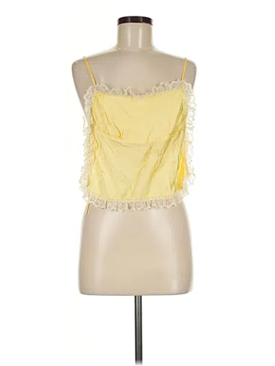 Pre-owned Rumored Sleeveless Blouse In Yellow