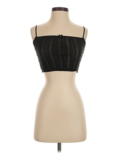 Pre-owned Rumored Tube Top Black Strapless Neckline Tops