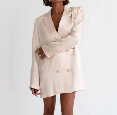 Rumored Women's James Blazer In Champagne In White