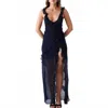 Rumored Women's Just Like Heaven Midi Dress In Navy In Blue
