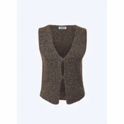 Rumored Women's Prince Street Top In Chocolate In Gray