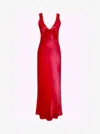 Rumored Women's Sunset Strip Maxi Dress In Cranberry