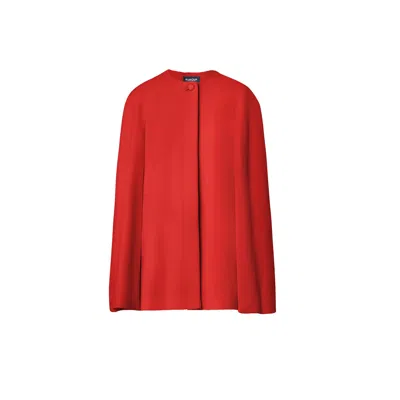 Rumour London Women's Cora Wool & Cashmere-blend Cape Coat In Red