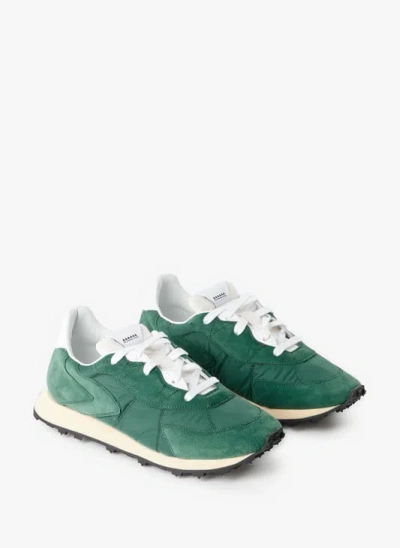 Run Of Baskets Crantées En Cuir Mélangé In Multi