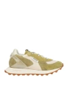 Run Of Man Sneakers Lime Green Size 4 Leather In Green