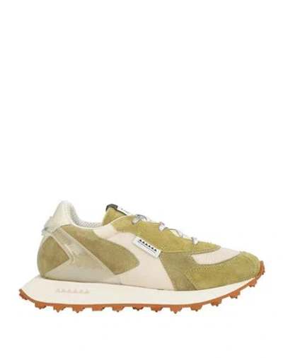 Run Of Man Sneakers Lime Green Size 4 Leather