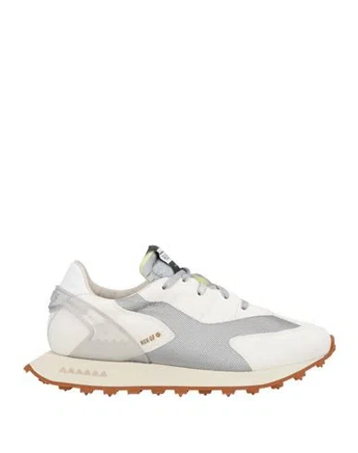 Run Of Man Sneakers Off White Size 12 Leather, Textile Fibers