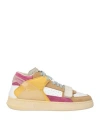 Run Of Man Sneakers Sand Size 9 Leather In Beige