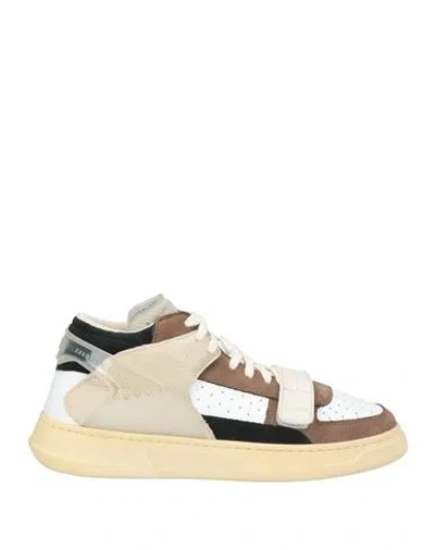 Run Of Man Sneakers White Size 7 Leather