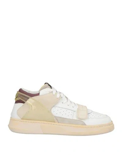 Run Of Man Sneakers White Size 9 Leather