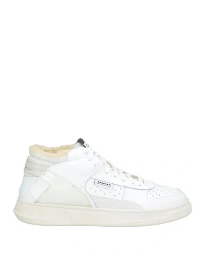 Run Of Man Sneakers White Size 9 Leather