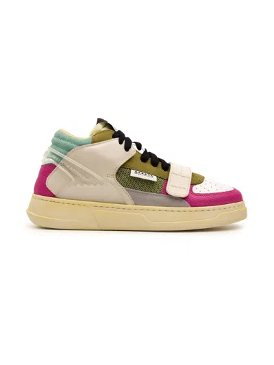 Run Of Sneakers Red In Multi