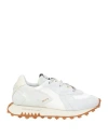 Run Of Woman Sneakers Beige Size 6 Leather, Textile Fibers
