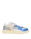 Run Of Woman Sneakers Blue Size 9 Leather In Blue