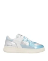 Run Of Woman Sneakers Light Blue Size 7 Leather