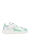 Run Of Woman Sneakers Light Green Size 9 Leather In Green