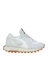 Run Of Woman Sneakers Light Grey Size 9 Leather, Textile Fibers In Grey