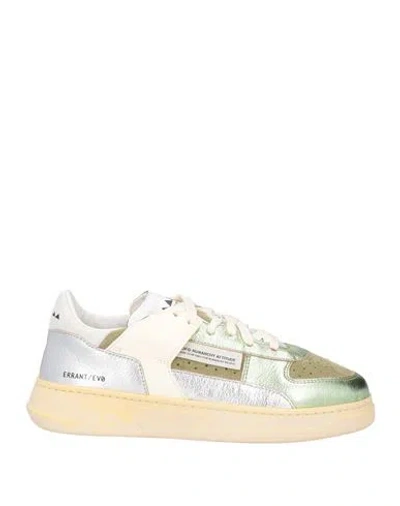 Run Of Woman Sneakers Sage Green Size 10 Leather