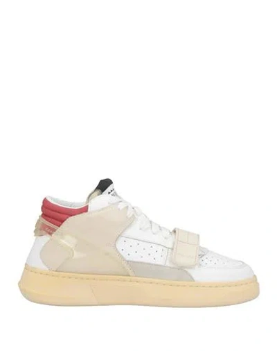 Run Of Woman Sneakers White Size 6 Leather