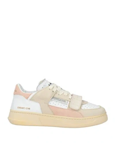 Run Of Woman Sneakers White Size 6 Leather In Animal Print