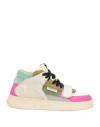 Run Of Sneakers Multicolour In White