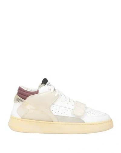 Run Of Woman Sneakers White Size 8 Leather