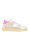 Run Of Woman Sneakers White Size 8 Soft Leather In White