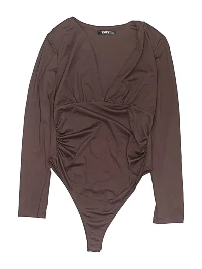 Pre-owned Runaway Bodysuit In Brown