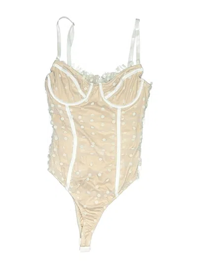 Pre-owned Runaway Bodysuit In Ivory