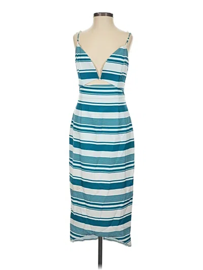 Pre-owned Runaway Casual Dress In Teal