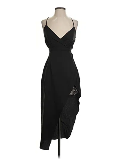 Pre-owned Runaway Cocktail Dress In Black