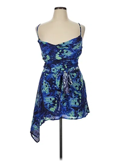 Pre-owned Runaway Cocktail Dress In Blue