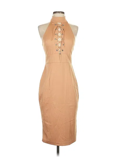 Pre-owned Runaway Cocktail Dress In Brown