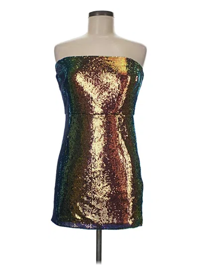 Pre-owned Runaway Cocktail Dress In Gold