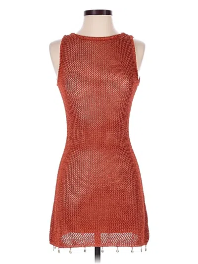 Pre-owned Runaway Cocktail Dress In Orange