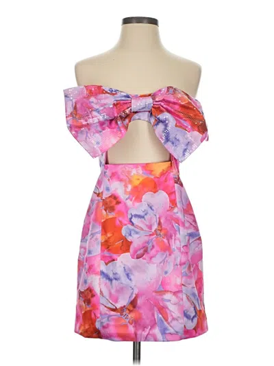 Pre-owned Runaway Cocktail Dress In Pink