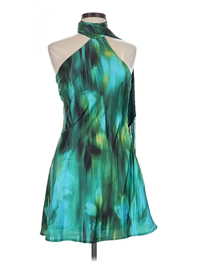 Pre-owned Runaway Cocktail Dress In Teal