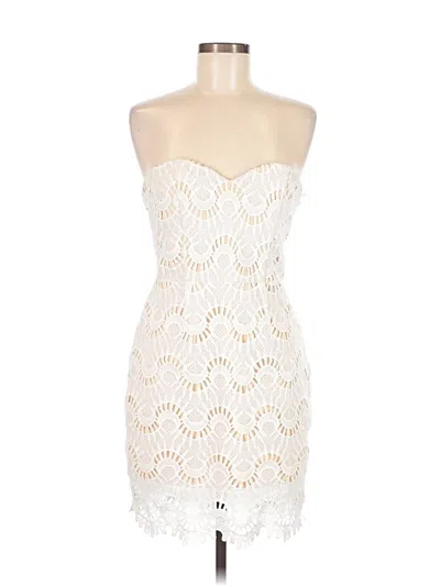 Pre-owned Runaway Cocktail Dress In White