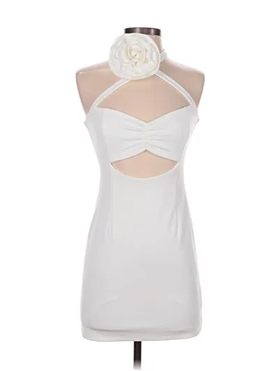 Pre-owned Runaway Cocktail Dress In White
