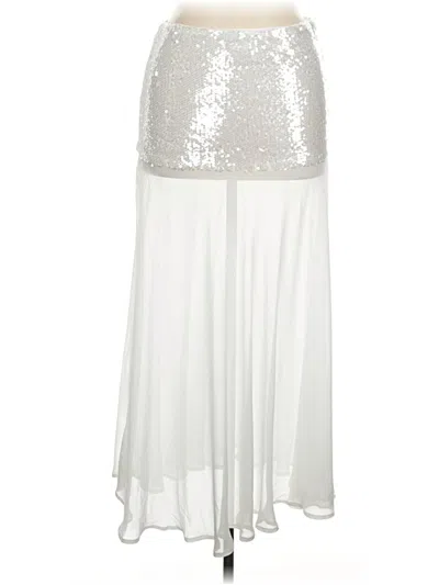 Pre-owned Runaway Formal Skirt In Ivory