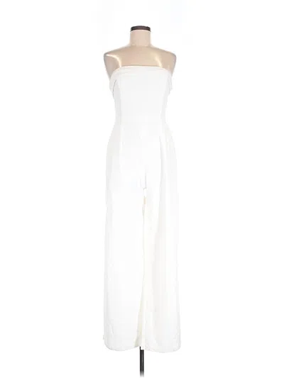 Pre-owned Runaway Jumpsuit In White