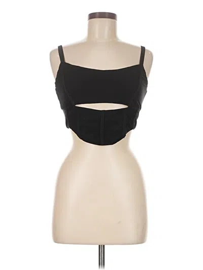 Pre-owned Runaway Sleeveless Top Black Strapless Neckline Tops