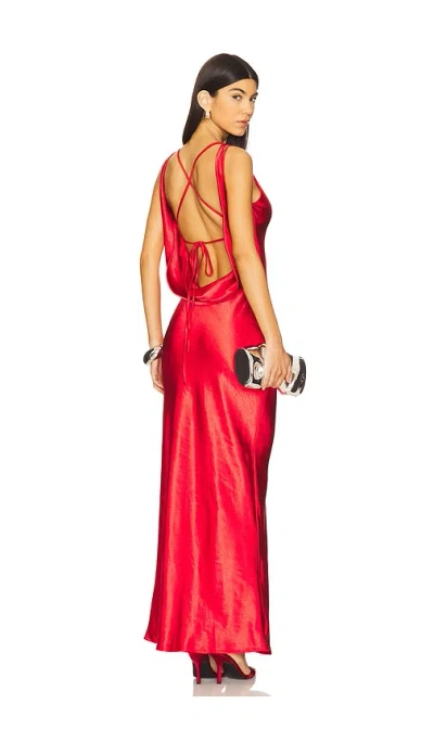 Runaway The Label Adair Maxi Dress In Red