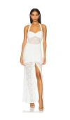 Runaway The Label Annika Maxi Dress In White