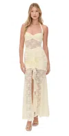 Runaway The Label Annika Maxi Dress Lemon