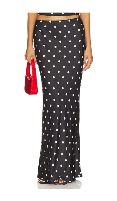 Runaway The Label Blaine Maxi Skirt In Black