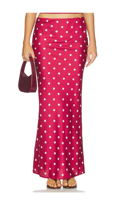 Runaway The Label Blaine Maxi Skirt In Pink